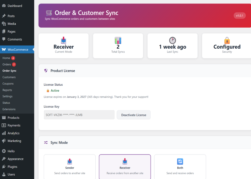 Order & Customer Sync